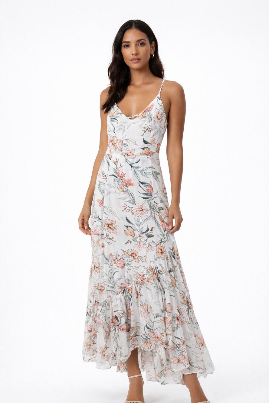 Alice Elle halter/sundress ladies size 8 floral pattern